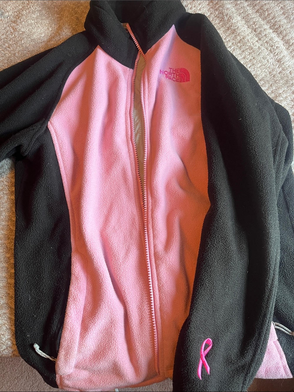 The North Face Women’s Pink Ribbon Fleece Zip Jacket